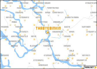 map of Thabyebinkin