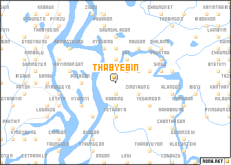 map of Thabyebin