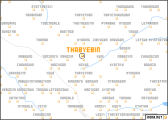 map of Thabyebin