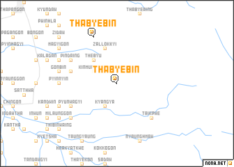 map of Thabyebin