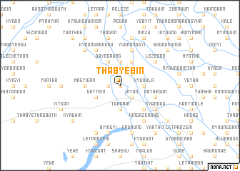 map of Thabyebin