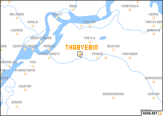 map of Thabyebin