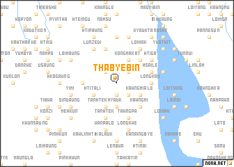 map of Thabyebin