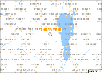 map of Thabyebin