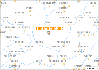 map of Thabyechaung