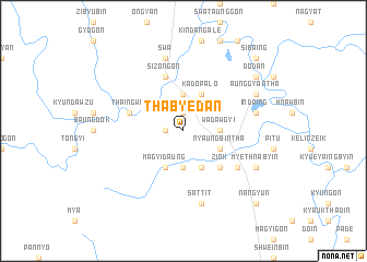 map of Thabyedan