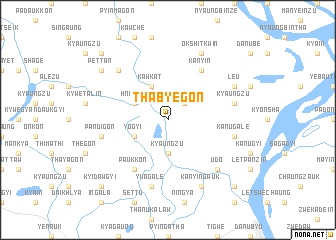 map of Thabyegon