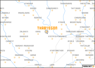 map of Thabyegon