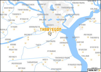 map of Thabyegon