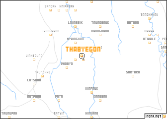 map of Thabyegon