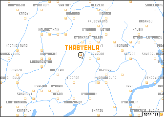 map of Thabyehla