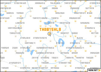 map of Thabyehla