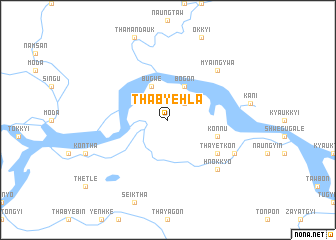 map of Thabyehla