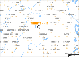 map of Thabyekwin