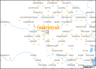 map of Thabyenyun