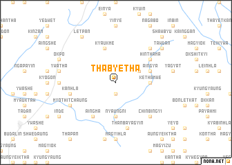 map of Thabyetha