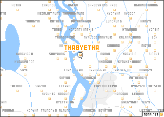 map of Thabyetha