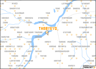 map of Thabyeyo