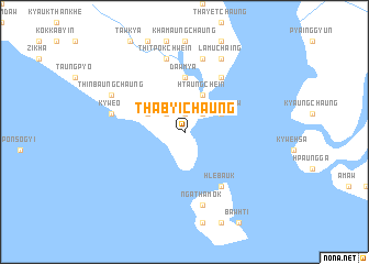 map of Thabyichaung