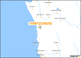 map of Thabyuchaung