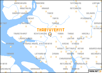 map of Thabyuyemyit