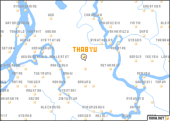 map of Thabyu