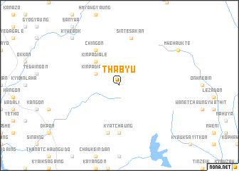 map of Thabyu