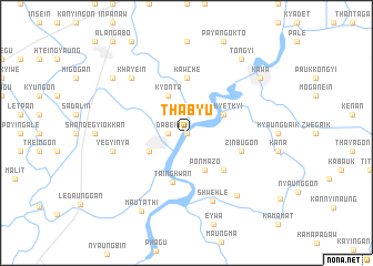 map of Thabyu