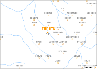 map of Thabyu