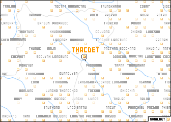 map of Thác Ðét
