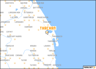 map of Thạch An