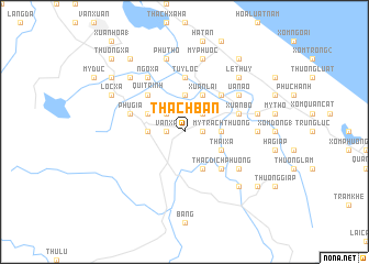 map of Thạch Bàn