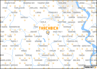 map of Thạch Bích
