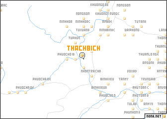 map of Thạch Bích