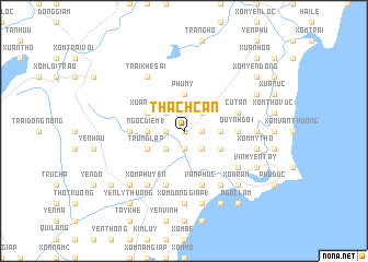 map of Thạch Can