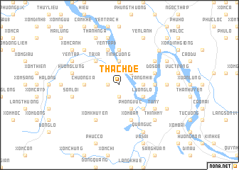 map of Thạch Ðê