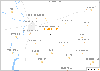 map of Thacher