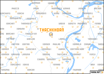 map of Thạch Khoán