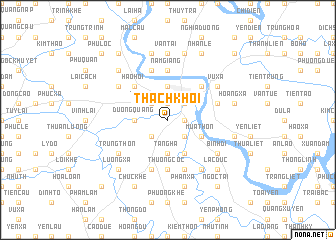 map of Thạch Khôi