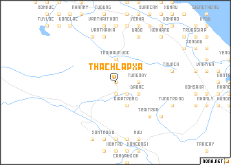 map of Thạch Lập Xá