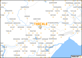 map of Thạch Lễ