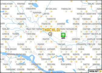 map of Thạch Lỗi