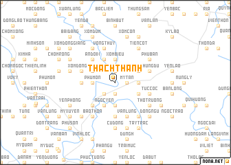 map of Thạch Thành