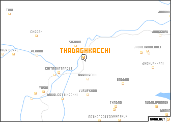 map of Thādagh Kacchi