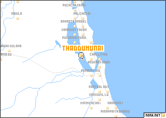 map of Thaddumunai