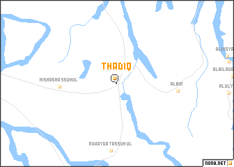 map of Thādiq