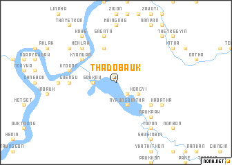 map of Thadobauk