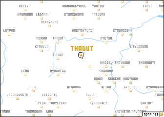 map of Thadut