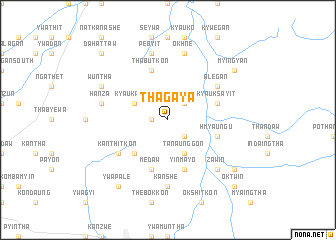 map of Thagaya