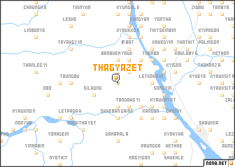 map of Thagyazet